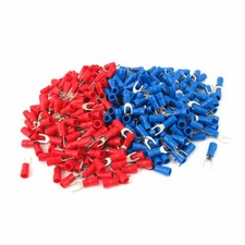 200pcs 16-14 AWG Wire Cable Connector Insulated Fork Spade Terminal 8