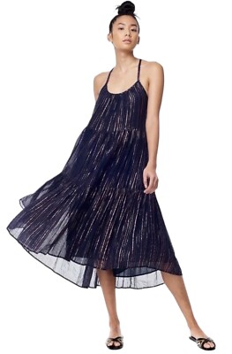Ulla Johnson Samara Dress Womens Size 0 Midnight Rose Gold Gauze REPAIRED | eBay Ulla Johnson Samara Dress Womens Size 0 Midnight Rose Gold Gauze REPAIRED | eBay