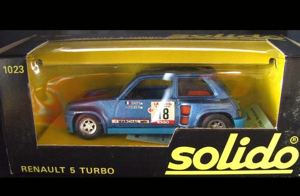 SOLIDO RENAULT 5 TURBO n°1023   MINT IN BOX - Immagine 2 di 2