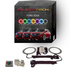 RGB Angel Eye LED Halo kit with IR Remote for 2011-2014 Ford Edge Headlights
