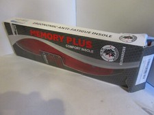 ROCKROOSTER Comfort Memory Plus Comfort Insole Cushion Opened Box Men SZ 9.5