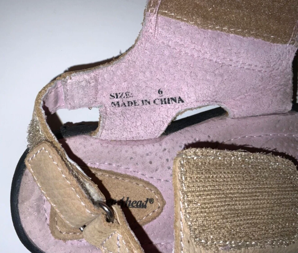 Летние детские сандалии One Step Ahead размер 6 - Изображение 2 из 4