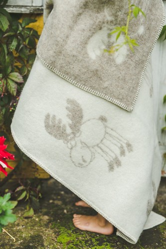 Manta de bebé edredón Swaddle niña niño a cuadros suave cálido alce... - Imagen 4 de 6