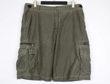 KUHL Olive Cotton/Nylon Climbing And Hiking Cargo Shorts Size XL / W 38