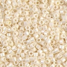 Miyuki Delica Seed Beads Size 11/0 Cream Ceylon 7.2 Gram Tube DB203 