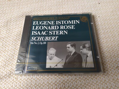 Schubert: Trio Nr.2 op. 100 - Istomin, Rose, Stern - CD CBS NEU