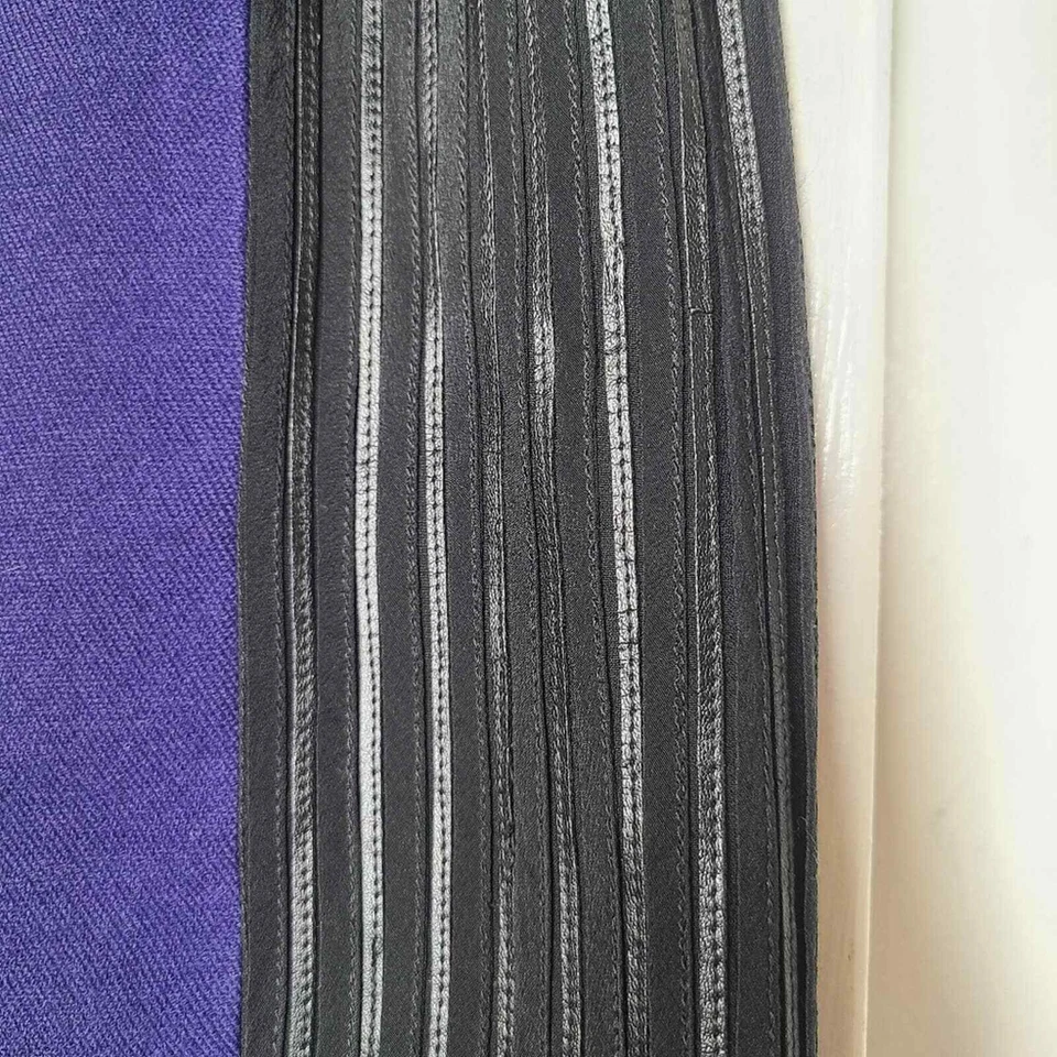 Falda lápiz Sachin + Babi para Ankasa azul real imitación cuero moto talla 8 Foto 3 de 4