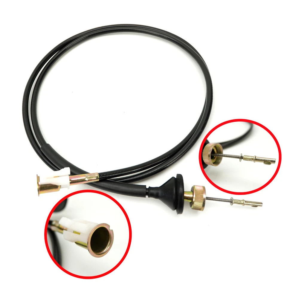 Cable velocímetro velocímetro negro para Toyota Corolla Ke70 1970 1979 1983 Foto 2 de 4