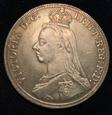 1887 - 1900 🇬🇧 Great Britain Queen Victoria Historical Token Crown