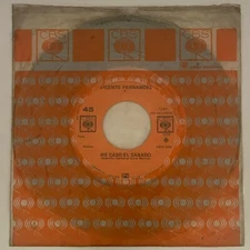 VICENTE FERNANDEZ - ME CASO EL SABADO - 1974 MEXICAN 7" SINGLE CS WOL