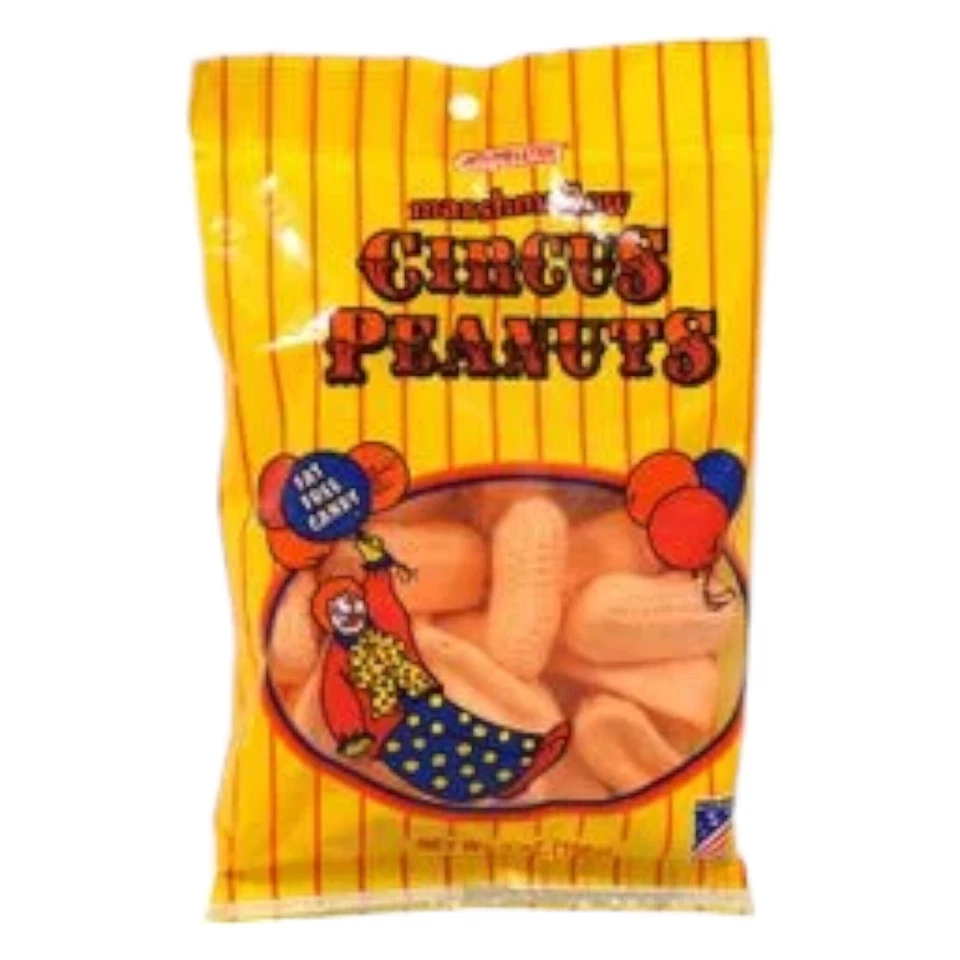 Caramelo Marshmallow Circus Peanuts de Melster 6 OZ 12 bolsas Foto 3 de 3