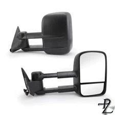Towing Mirrors for 88-00 SILVERADO SIERRA, MANUAL,W/O HEATED, W/O SIGNAL,PAIR
