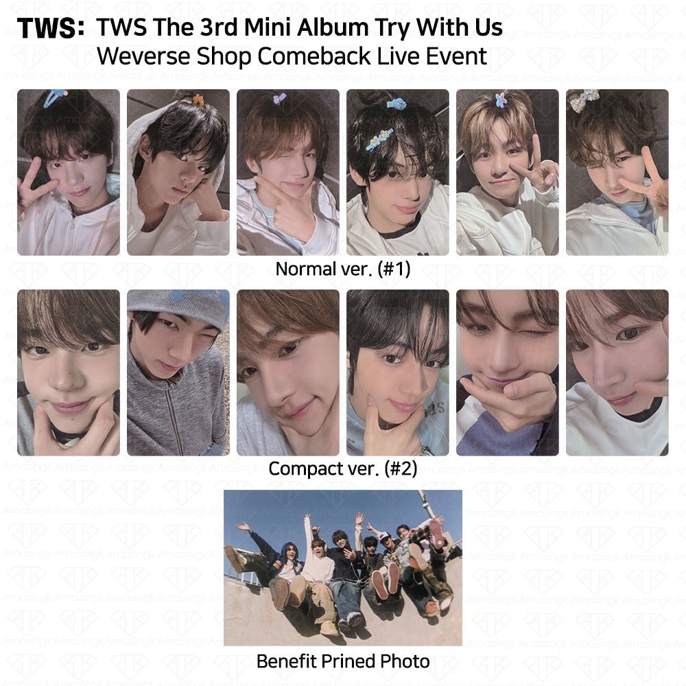 TWS シニュ/SHINYU COMEBACK LIVE Weverse TWS The 3rd Mini Album Try With Us Weverse Shop Comeback