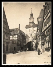 Photo, Fam. a. Mittweida, Bayernurlaub, Rothenburg o.d. Tauber, 1936, l, 5026...