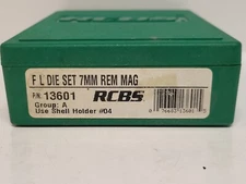 RCBS 7MM REM MAG FL DIE SET P/N 13601