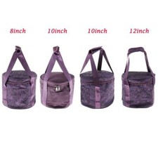 Double Zipper Carrier Bag for Crystal Singing Bowl Travel Storage Protector