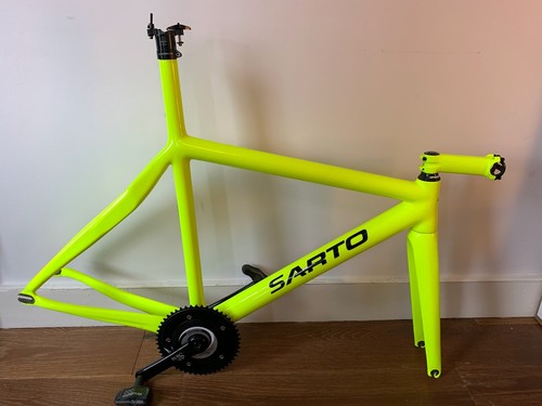 Sarto carbon track frame, fork, seat post topper & stem - Picture 1 of 3