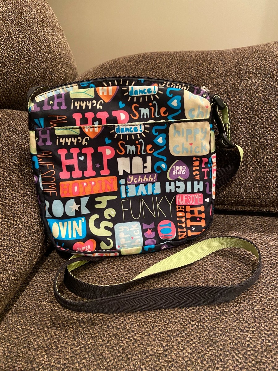 S。 Rare LeSportsac High Five Fun Multi Color Crossbody Bag Purse | eBay
