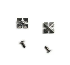 Pkg of 5 STAR CROSS 1/2" (12mm) Rivet Studs (3005) Leather Crafts