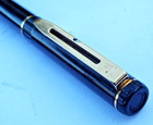 Marbleized Waterman Laureat Fine Gold Plt Nib Fountain Pen GF Trim France — photo 7