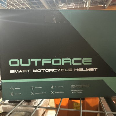 Sena Technologies Outforce Full Face Bluetooth Helmet Matte Black - Medium