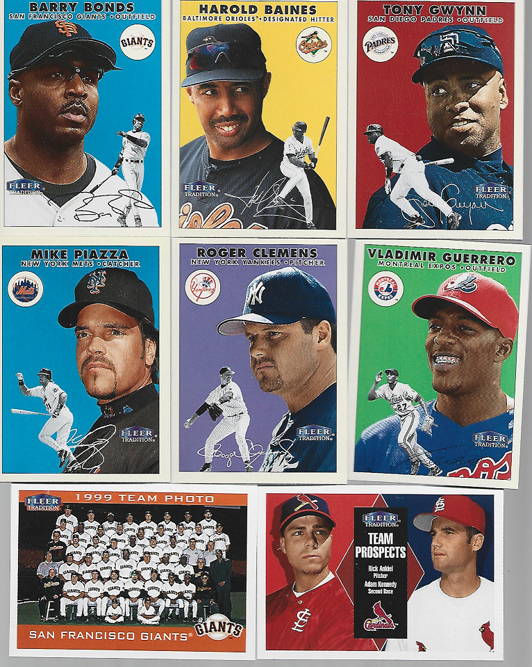 2000 FLEER TRADITION SINGLES/RC'S/CHECKLISTS #251 THRU #450***YOU PICK***