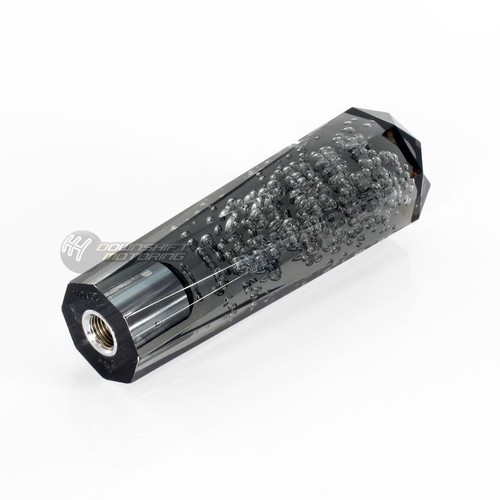 VIP Universal JDM Diamond Crystal Transparent Bubble Shift Knob 150mm Black - Picture 4 of 5