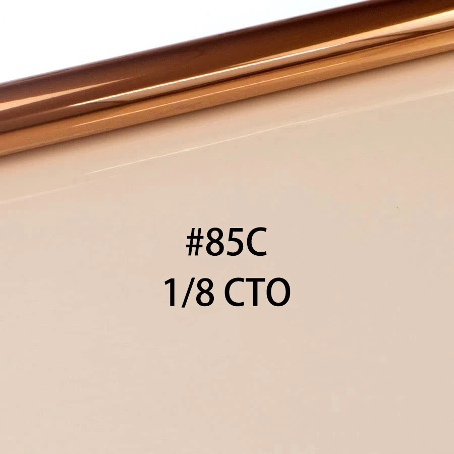 4 Pack Color Correction Gel Filter 16x20 inch/40x50cm 1/8 CTO Transparent Sheet - Image 4 of 4