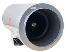 Quiet 12" x 40" Inline Mixed Flow Fan with Muffler Silencer 1765cfm Exhaust Fan