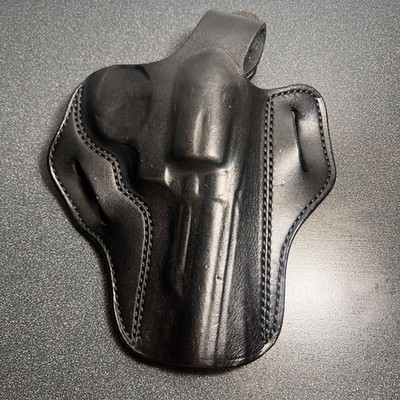 DeSantis 001 Leather OWB Thumb Break Belt Holster Black Right Hand USA