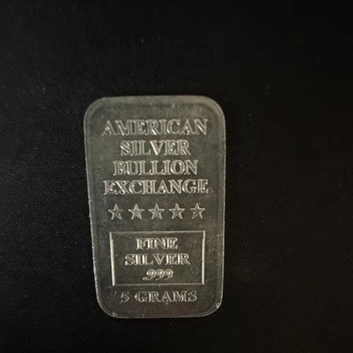 American Silver Bullion Exchange 5 Gram .999 Silver Bar