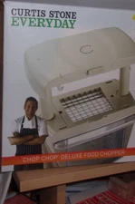 Curtis Stone Everyday White Chop Chop All in One Prep Deluxe Food Chopper
