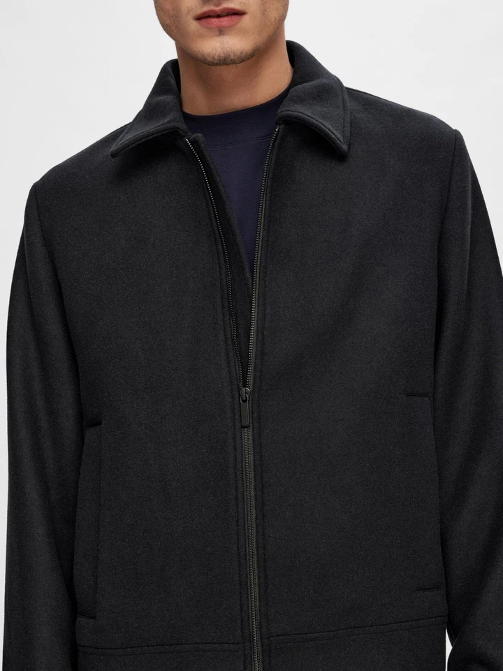 Selected Homme SLHNEW FILIP NOOS Herrenjacke Wolljacke Übergangsjacke - Bild 2 von 4