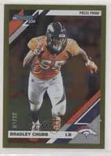 2019 Panini Donruss Press Proof Gold 38/50 Bradley Chubb #85 08k3