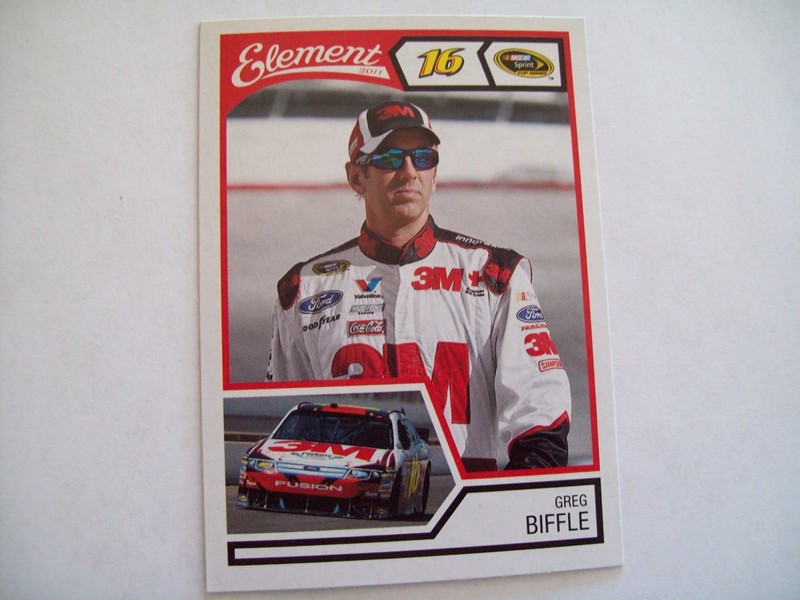 GREG BIFFLE 2011 WHEELS ELEMENT #3 NASCAR 3M Ford Fusion