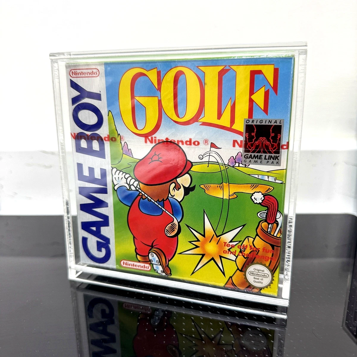 Golf para Nintendo Game Boy - Nuevo Nintendo Tira Roja Sellado + Estuche Acrílico