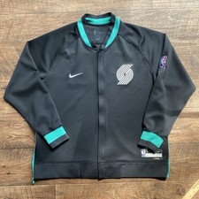 Portland Trail Blazers Jacket Mens XL Black NBA Basketball Nike City Edition