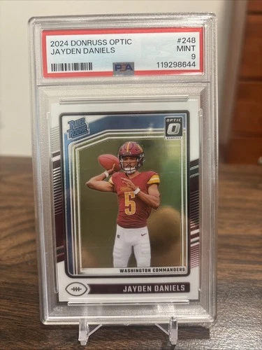 2024 Panini Donruss Optic - Rated Rookie Jayden Daniels #248 (RC) PSA 9