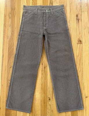 The Flathead Japan Men's 33x31 Hickory Stripe Work Pants Carpenter