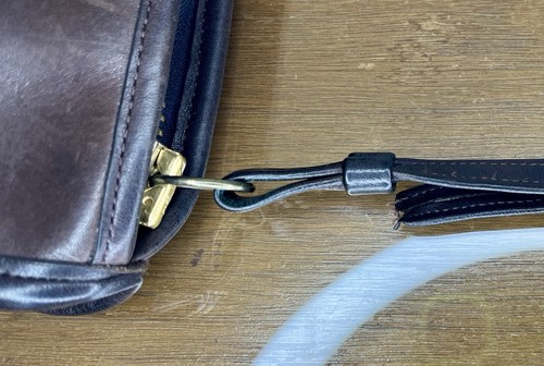 Vintage Coach Basic Tasche Mokka Leder Nr. 9455 Clutch Schulter Crossbody 80er Jahre - Bild 11 von 24