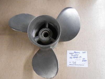 48-73982-21 Mercury Propeller SST 13-3/4x21 RH 3-blade 15-spline  48-73982 D2