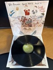 John Lennon-Walls and Bridges-Apple LP (SW 3416)-1974 B4 VG Includes Poster