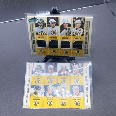 2005-06 Parkhurst Boston Bruins True Colors 8 Piece Jersey Leetch Murray