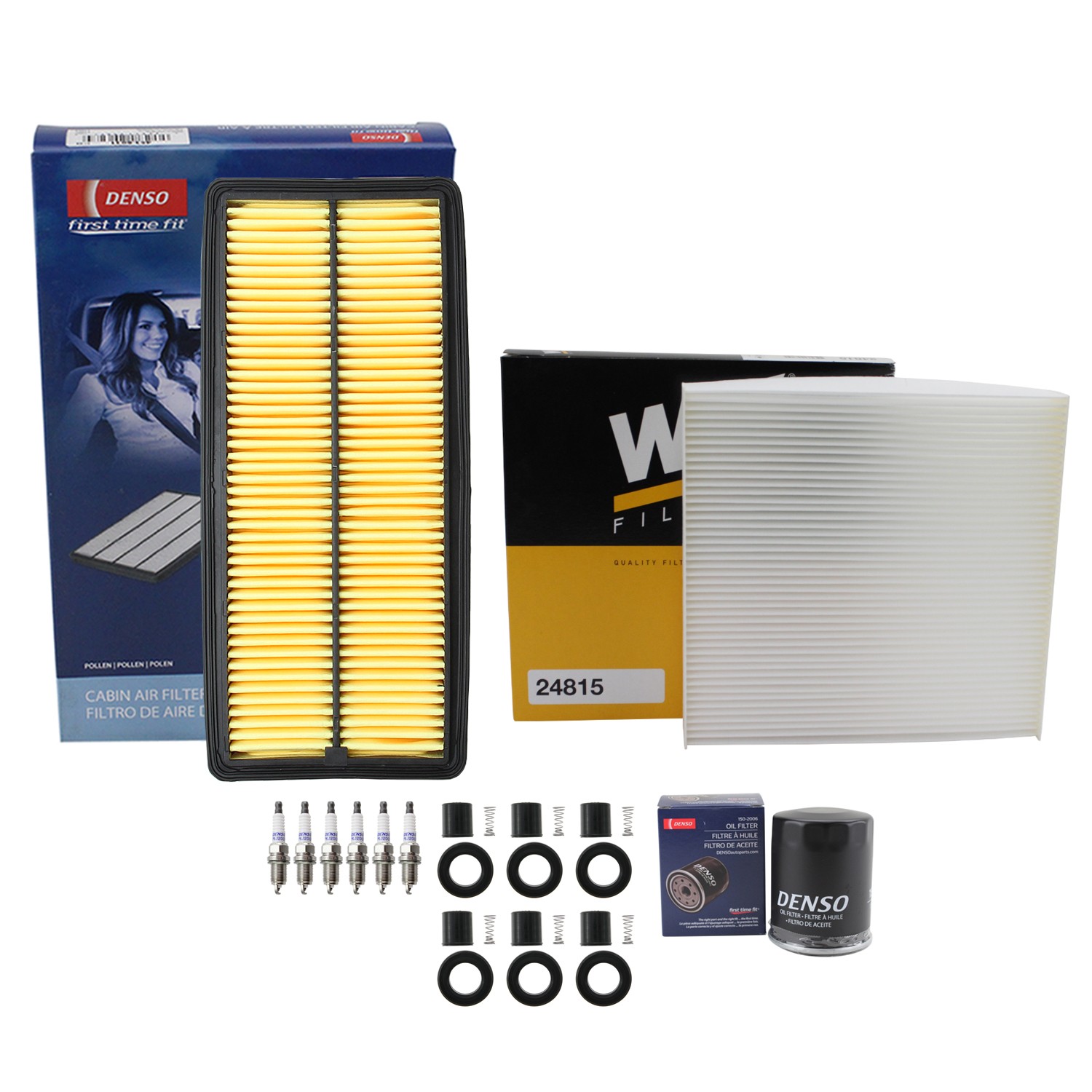 Denso Tune Up Kit NGK 6 Spark Plugs  Boots Kit for Accord TL 3.0L 3.2l 3.5L V6