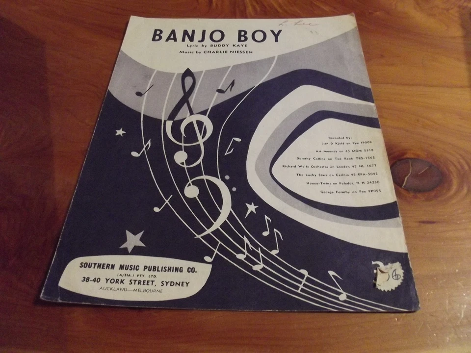 SHEET MUSIC BANJO BOY * GREAT ** MUST SEE ** - Photo 1/1