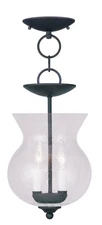 Livex Lighting 4392 Black Legacy Mini Pendant With 2-Lights