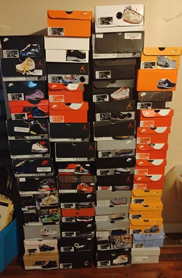 #ad Jordan Retro Boxes Only Lot of 56 Read Description $1500.00