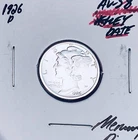 1926-D Denver Mint Mercury Dime, Superb Gem AU+++, RARE This Nice!
