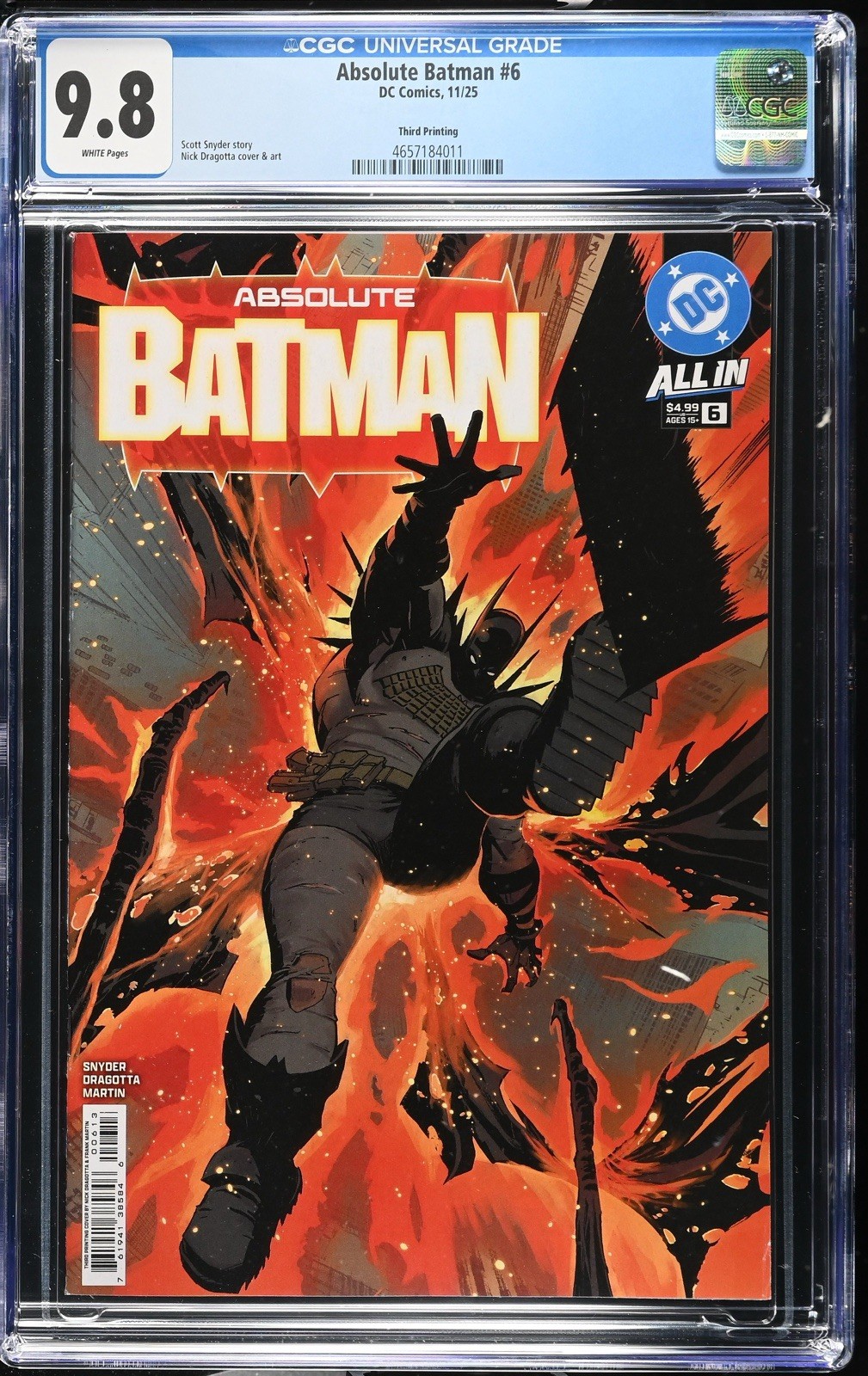 アメコミリーフ Batman #6 CGC 9.6 アメコミリーフ Batman #6 CGC 9.6 アメコミリーフ Batman #6 CGC 9.6