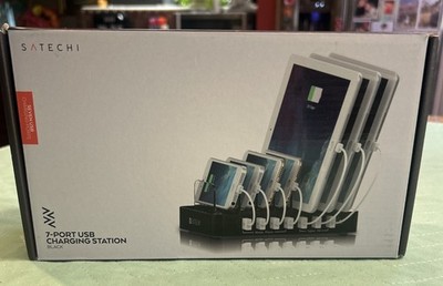 Satechi 7 Port USB Charging Station ST-MCS7B EUC READ